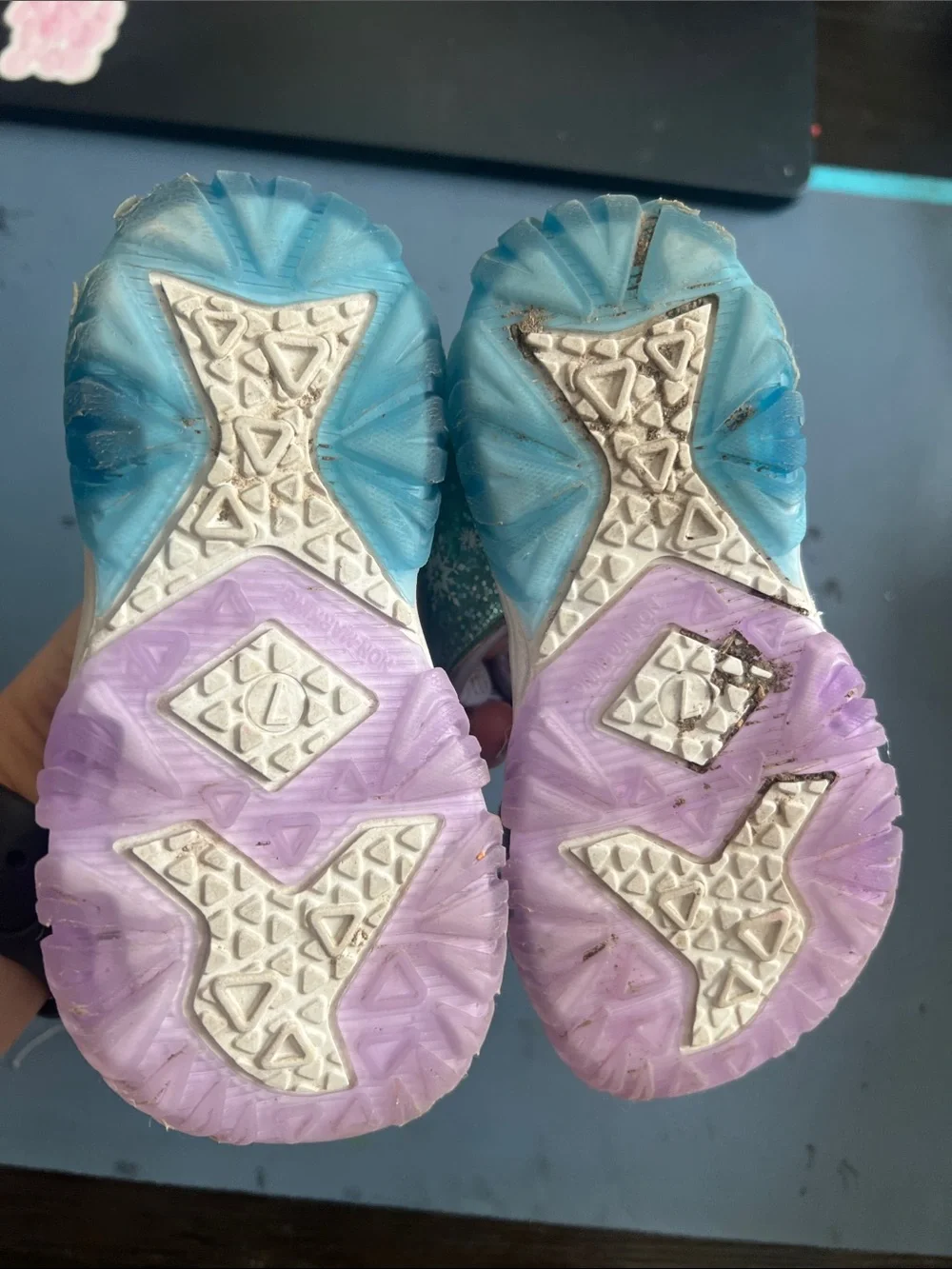 Disney Frozen Pink and Purple Girls Sandals with Snowflake Charm